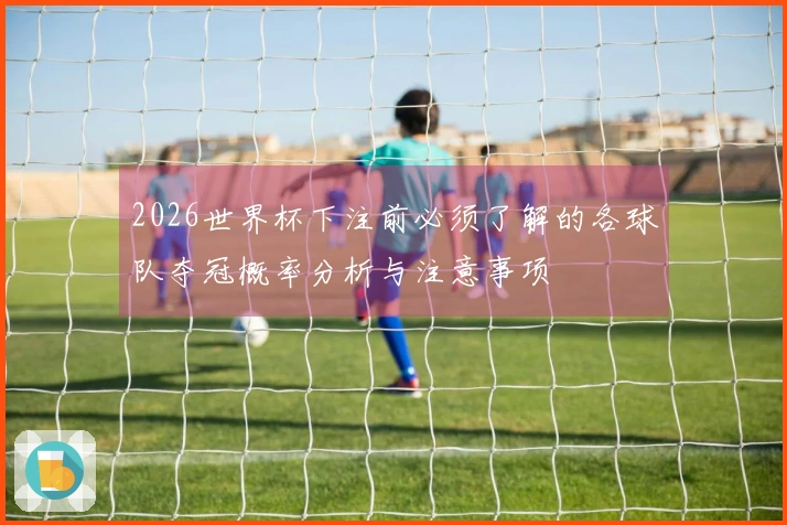 2026世界杯下注前必须了解的各球队夺冠概率分析与注意事项